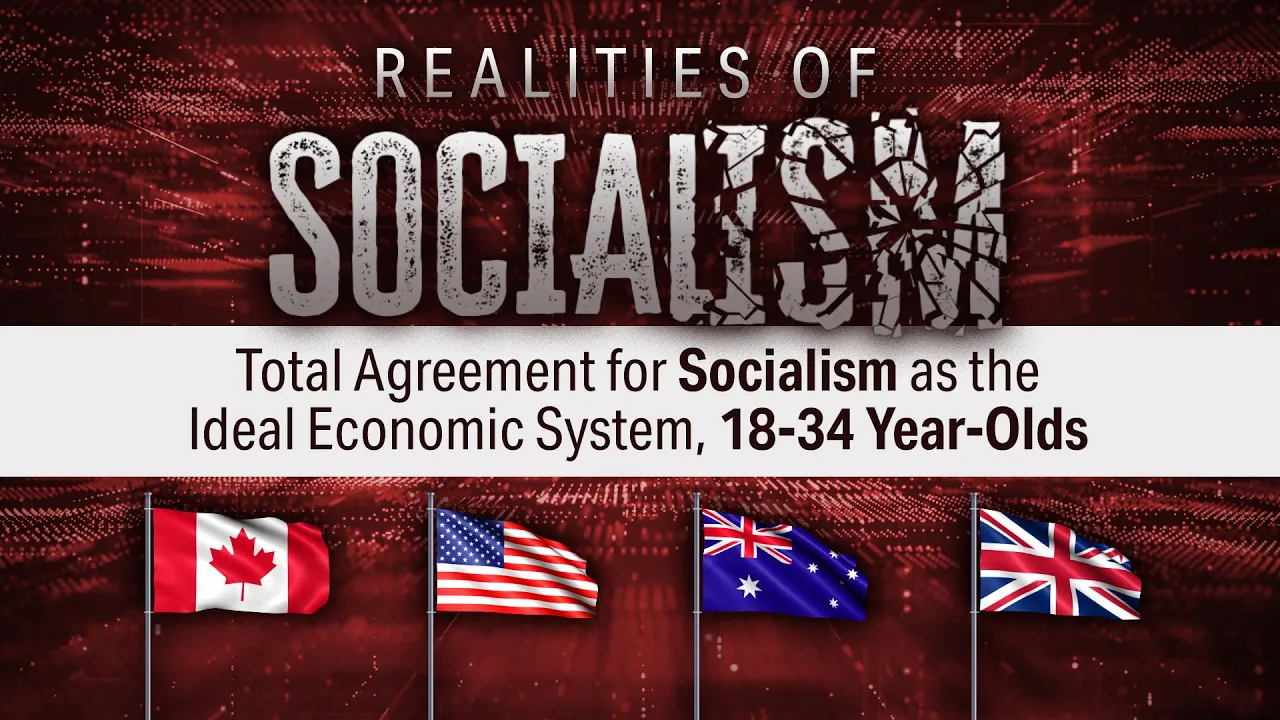 Total Agreement for Socialism as the Ideal Economic System, 18-34 Year-Old