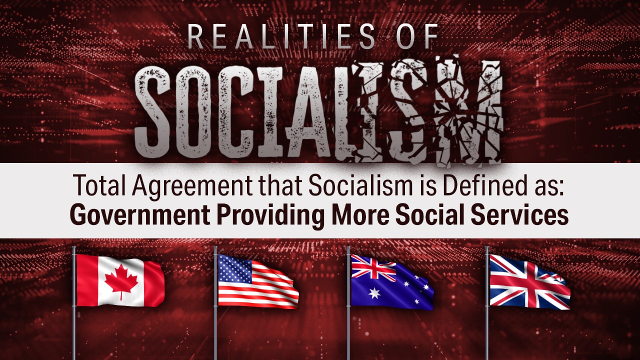 Socialism is Defined as: Government Providing More Social Services